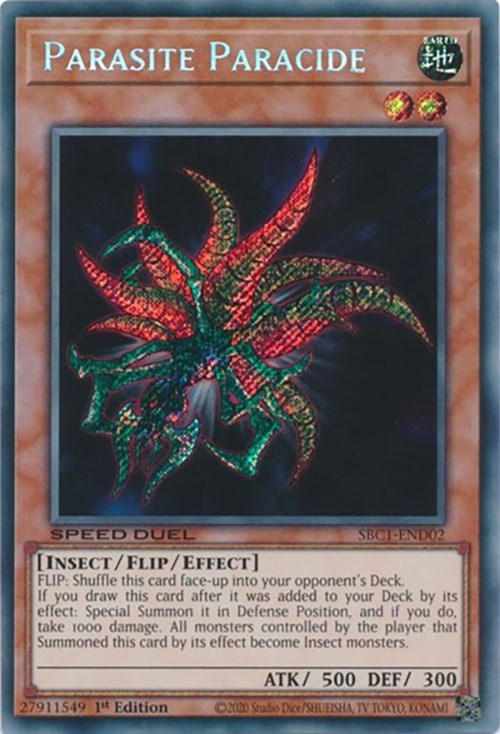 Parasite Paracide [SBC1-END02] Secret Rare | Gaming Infinity