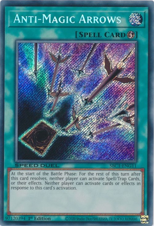 Anti-Magic Arrows [SBC1-ENG11] Secret Rare | Gaming Infinity