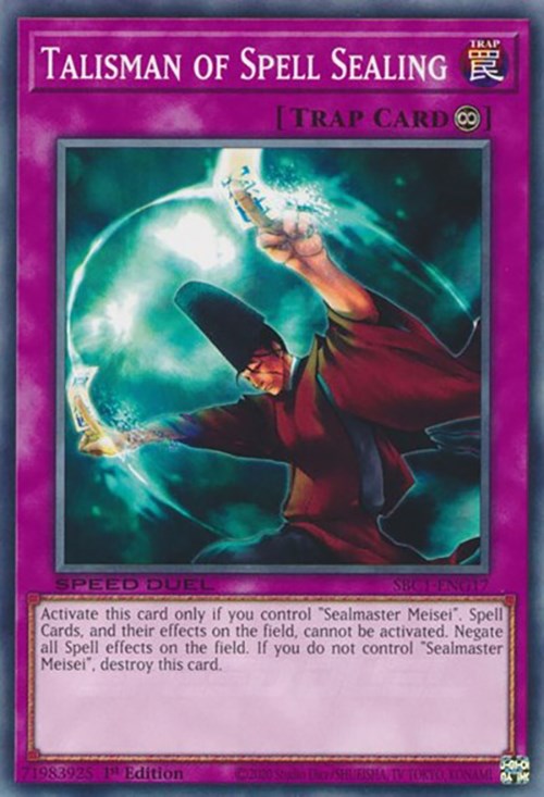 Talisman of Spell Sealing [SBC1-ENG17] Common | Gaming Infinity