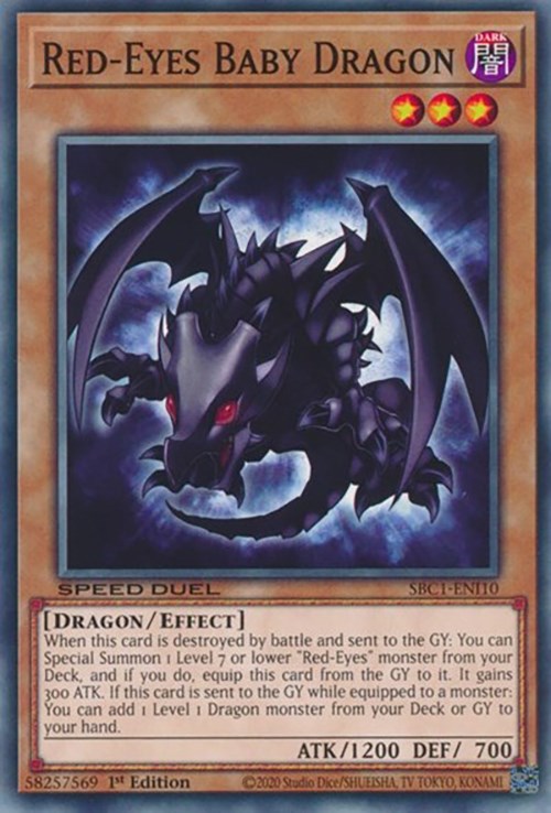 Red-Eyes Baby Dragon [SBC1-ENI10] Common | Gaming Infinity