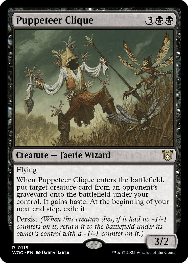 Puppeteer Clique [Wilds of Eldraine Commander] | Gaming Infinity