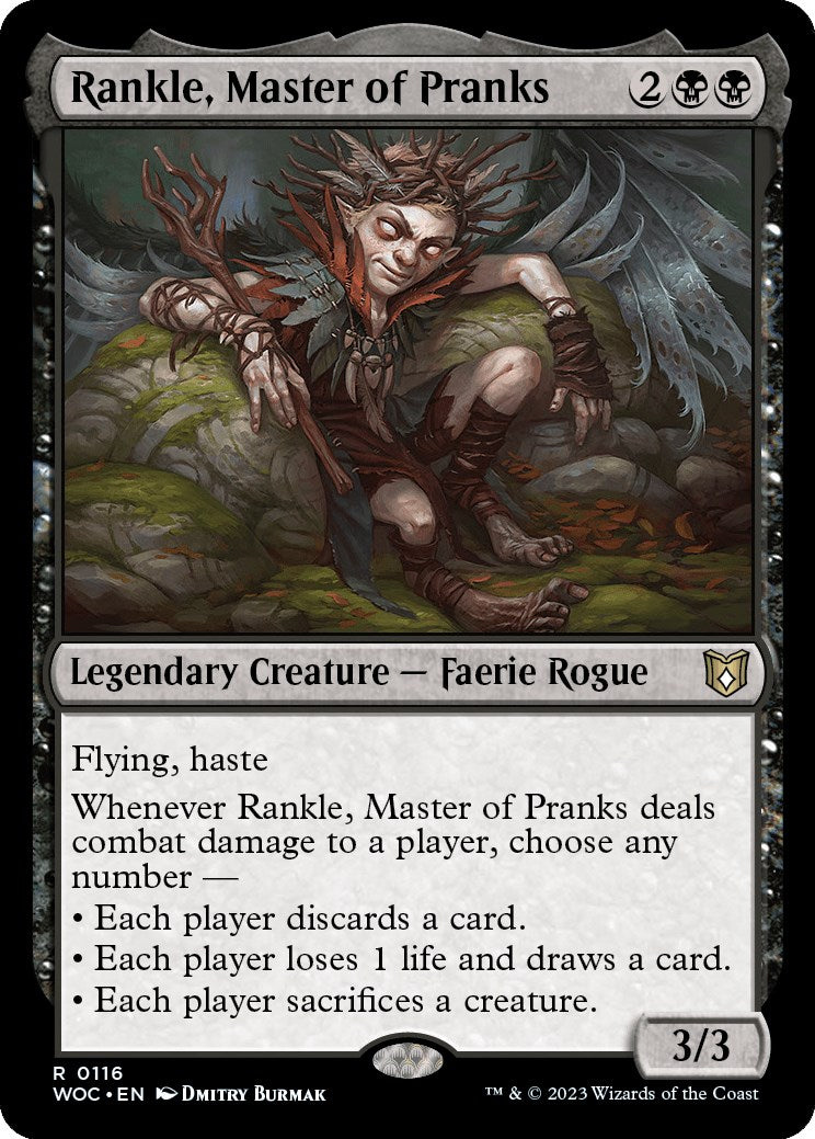 Rankle, Master of Pranks [Wilds of Eldraine Commander] | Gaming Infinity