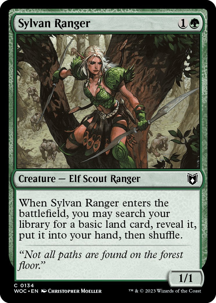 Sylvan Ranger [Wilds of Eldraine Commander] | Gaming Infinity