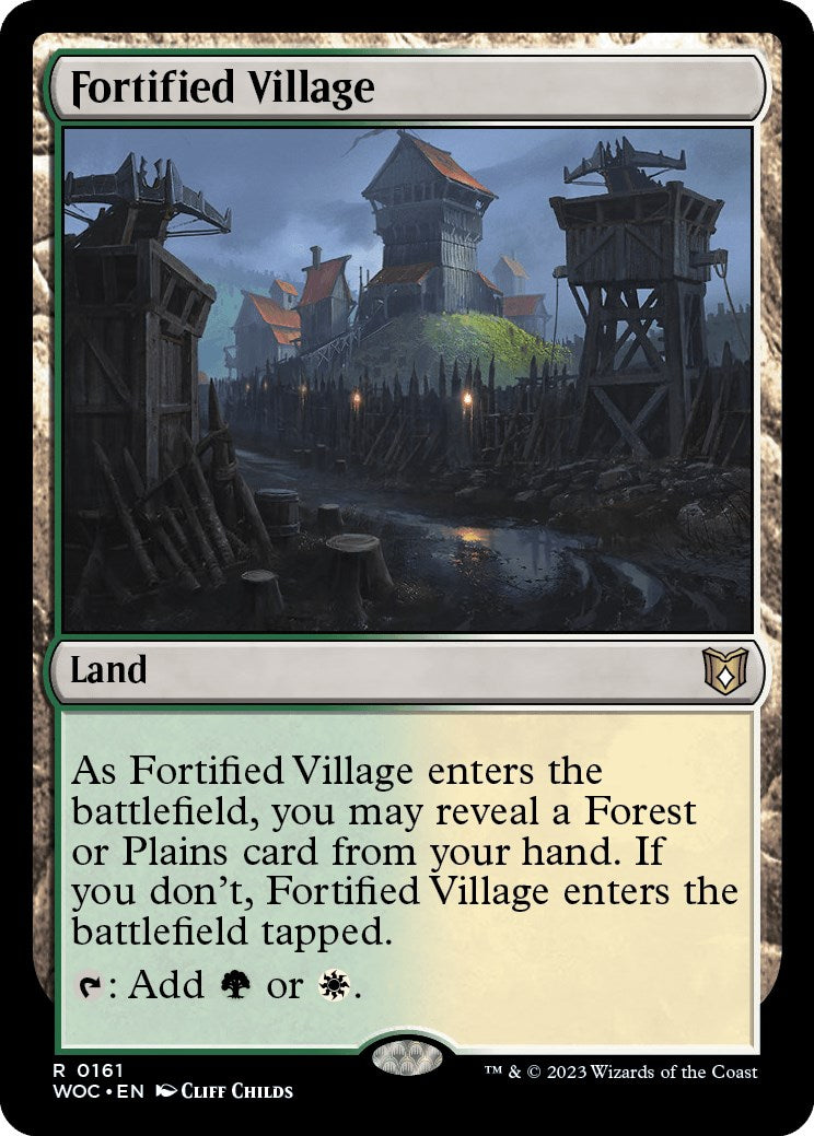 Fortified Village [Wilds of Eldraine Commander] | Gaming Infinity