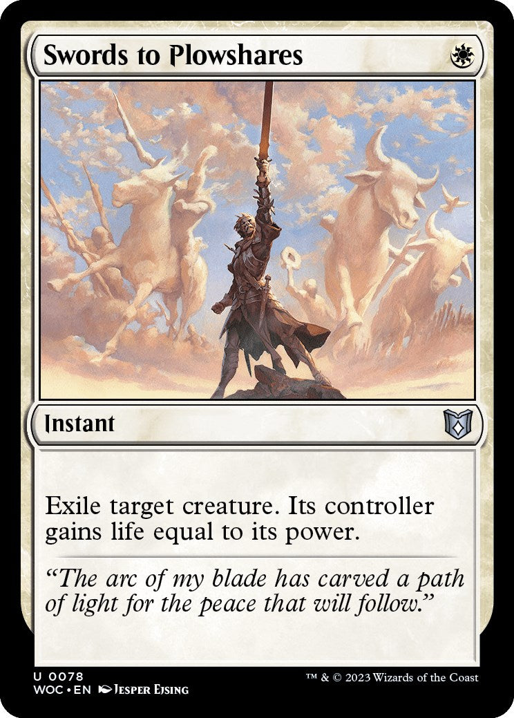 Swords to Plowshares [Wilds of Eldraine Commander] | Gaming Infinity