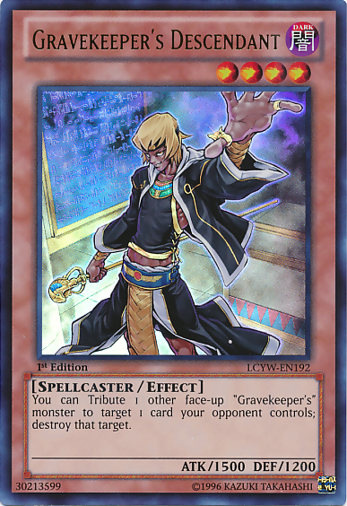 Gravekeeper's Descendant [LCYW-EN192] Ultra Rare | Gaming Infinity