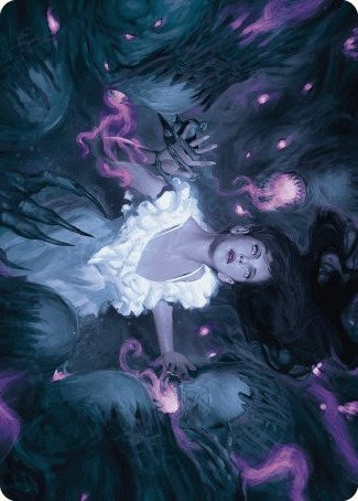 Neva, Stalked by Nightmares Art Card [Wilds of Eldraine Art Series] | Gaming Infinity