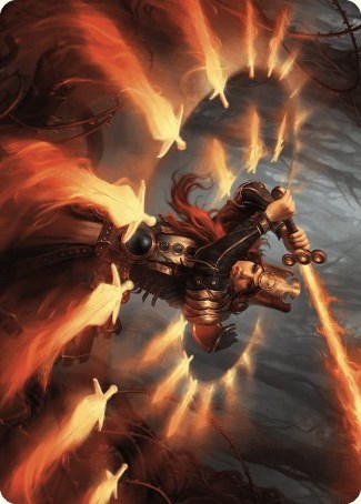 Heartflame Duelist Art Card [Wilds of Eldraine Art Series] | Gaming Infinity