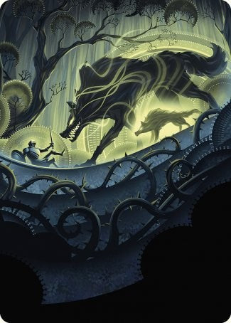 Unnatural Growth Art Card [Wilds of Eldraine Art Series] | Gaming Infinity