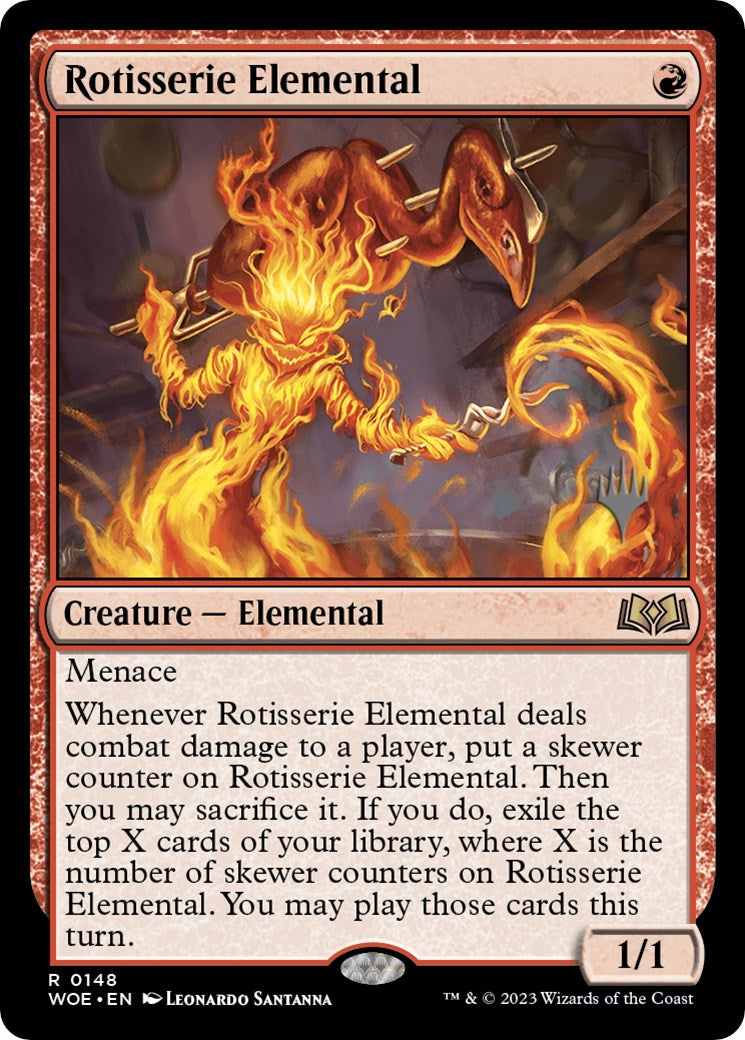 Rotisserie Elemental (Promo Pack) [Wilds of Eldraine Promos] | Gaming Infinity