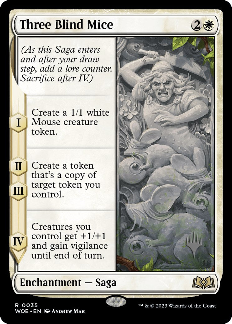 Three Blind Mice (Promo Pack) [Wilds of Eldraine Promos] | Gaming Infinity