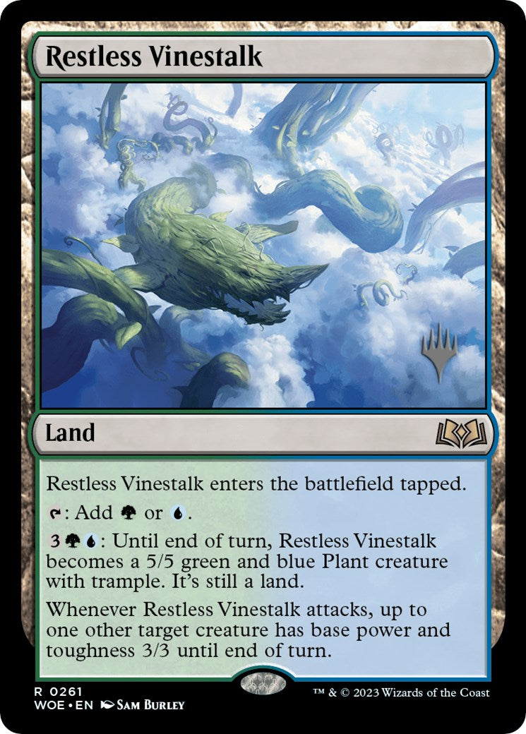 Restless Vinestalk (Promo Pack) [Wilds of Eldraine Promos] | Gaming Infinity