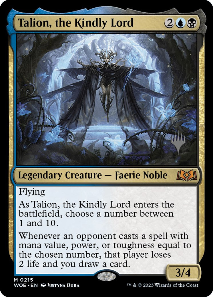 Talion, the Kindly Lord (Promo Pack) [Wilds of Eldraine Promos] | Gaming Infinity