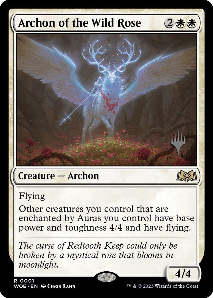 Archon of the Wild Rose (Promo Pack) [Wilds of Eldraine Promos] | Gaming Infinity