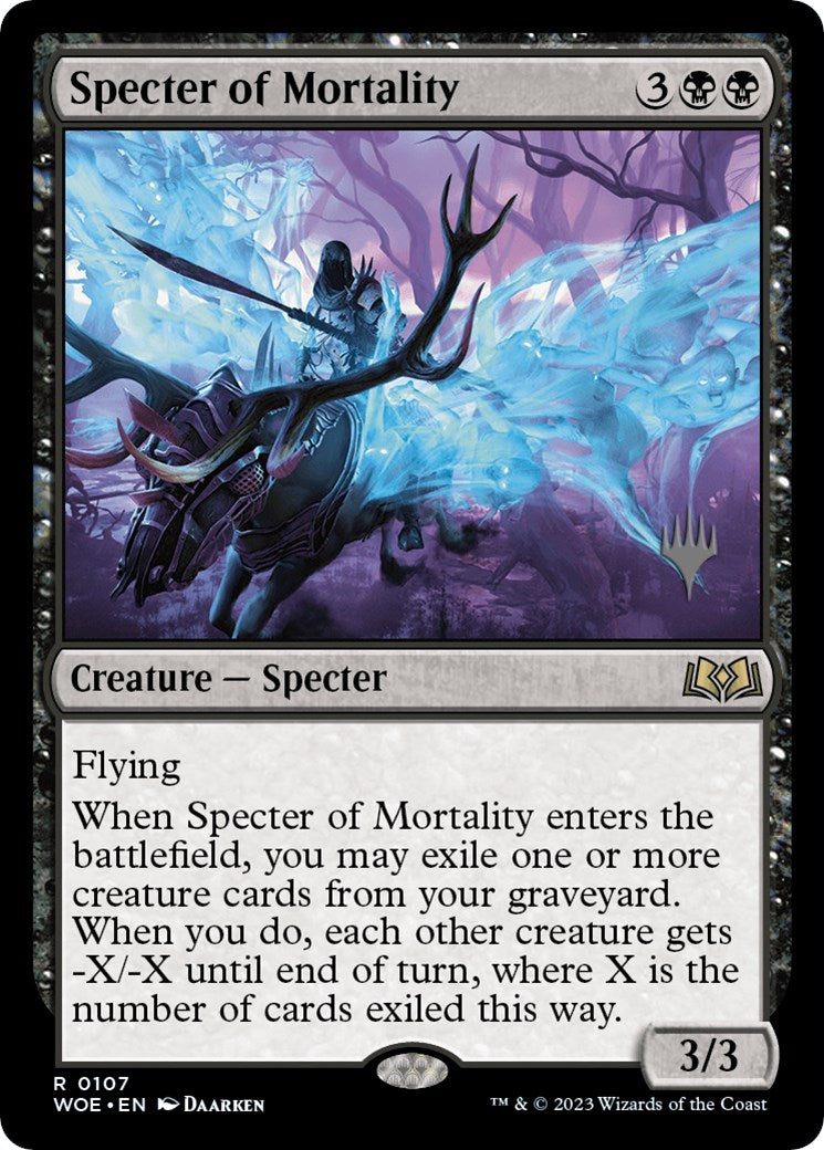 Specter of Mortality (Promo Pack) [Wilds of Eldraine Promos] | Gaming Infinity