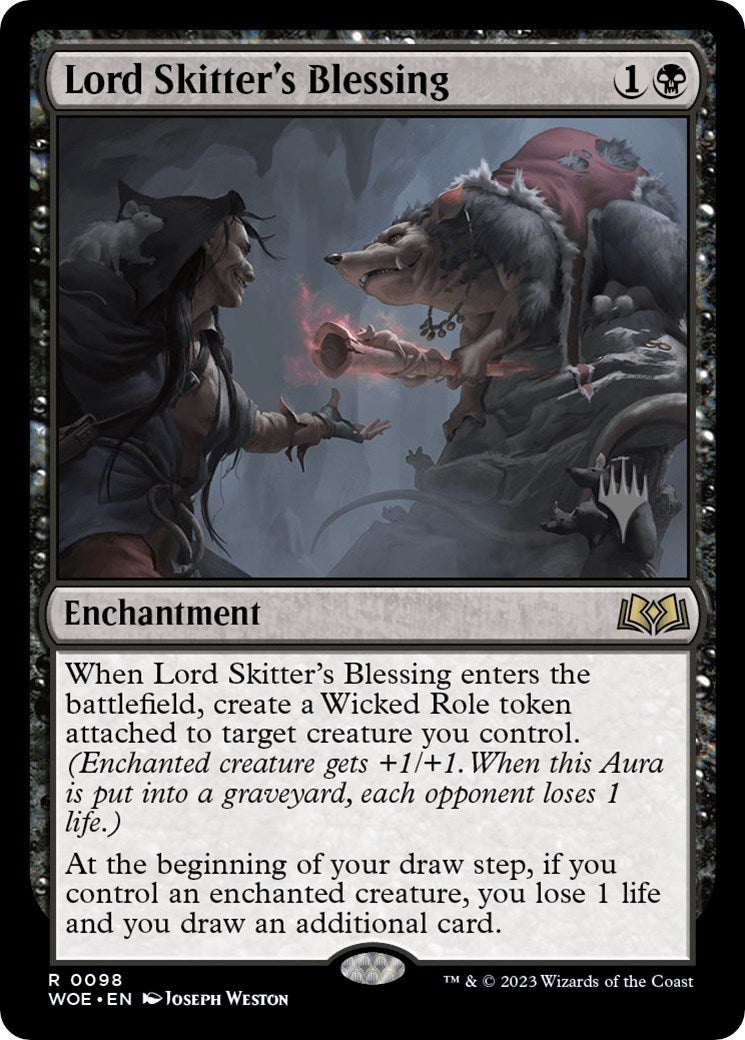 Lord Skitter's Blessing (Promo Pack) [Wilds of Eldraine Promos] | Gaming Infinity