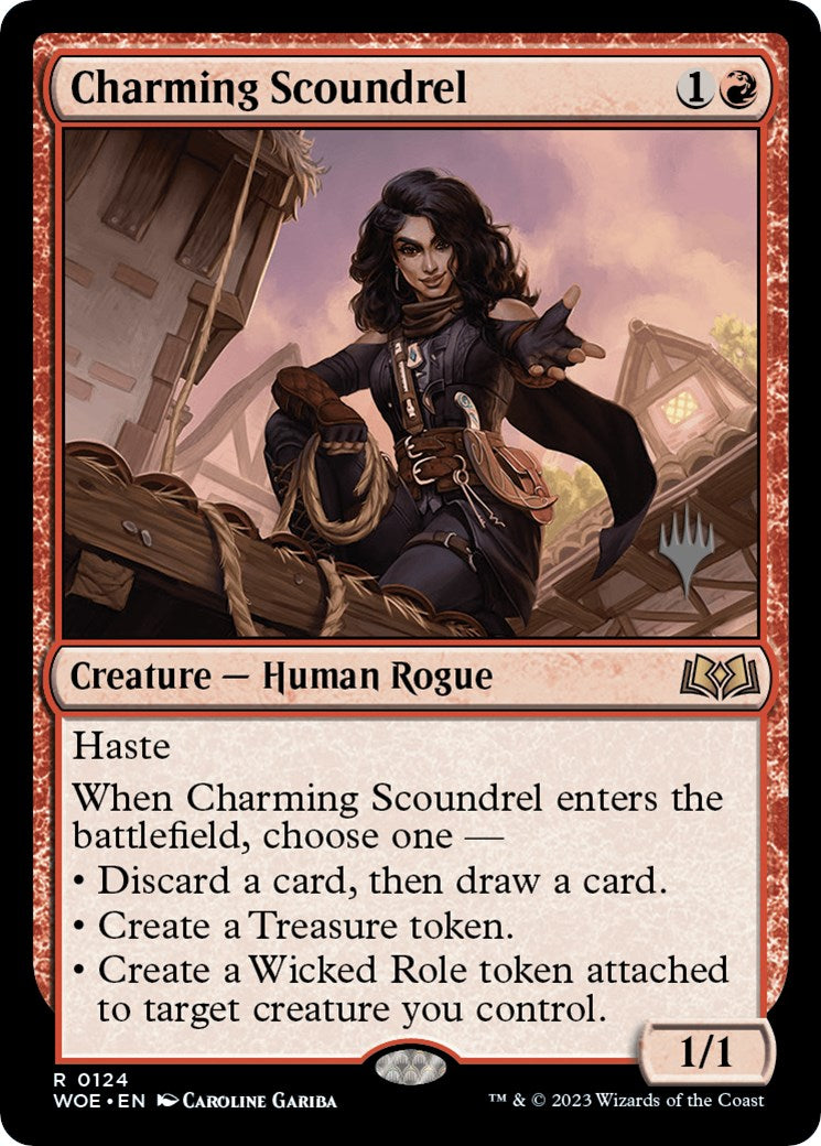 Charming Scoundrel (Promo Pack) [Wilds of Eldraine Promos] | Gaming Infinity