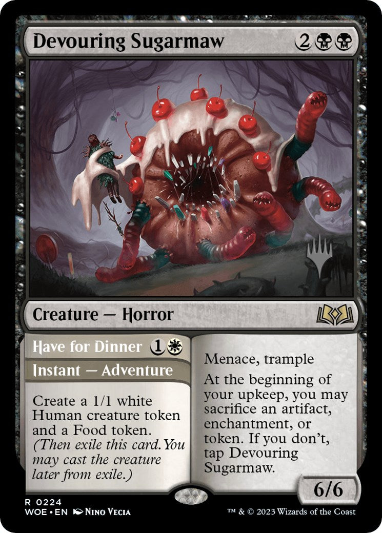 Devouring Sugarmaw // Have for Dinner(Promo Pack) [Wilds of Eldraine Promos] | Gaming Infinity