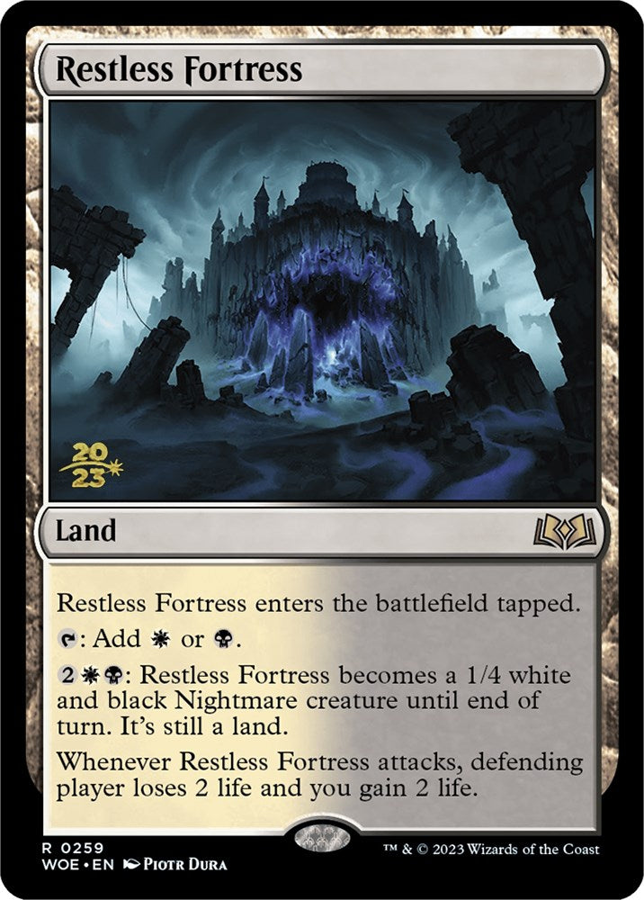 Restless Fortress [Wilds of Eldraine Prerelease Promos] | Gaming Infinity