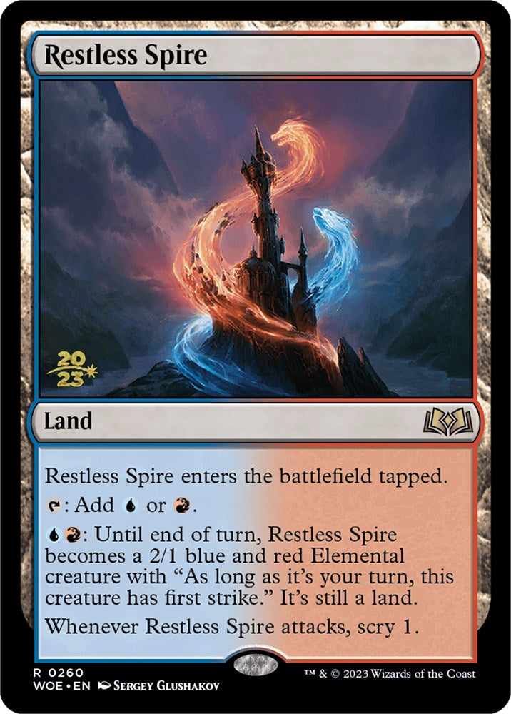 Restless Spire [Wilds of Eldraine Prerelease Promos] | Gaming Infinity