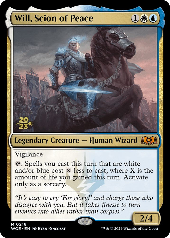 Will, Scion of Peace [Wilds of Eldraine Prerelease Promos] | Gaming Infinity