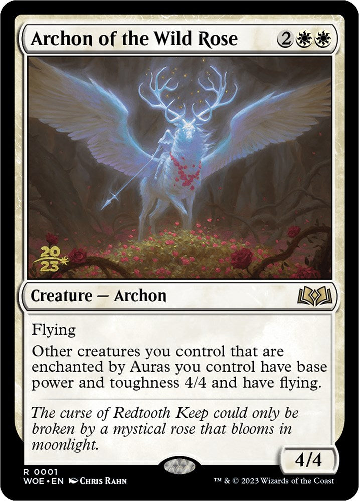 Archon of the Wild Rose [Wilds of Eldraine Prerelease Promos] | Gaming Infinity