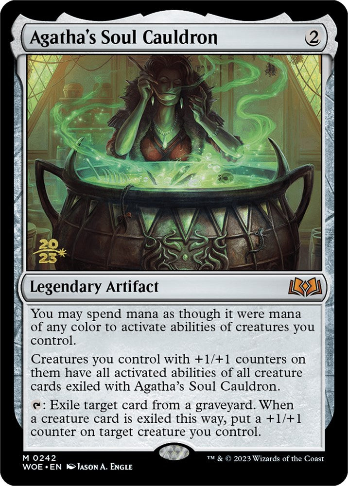 Agatha's Soul Cauldron [Wilds of Eldraine Prerelease Promos] | Gaming Infinity