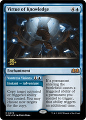 Virtue of Knowledge // Vantress Visions (Promo Pack) [Wilds of Eldraine Promos] | Gaming Infinity