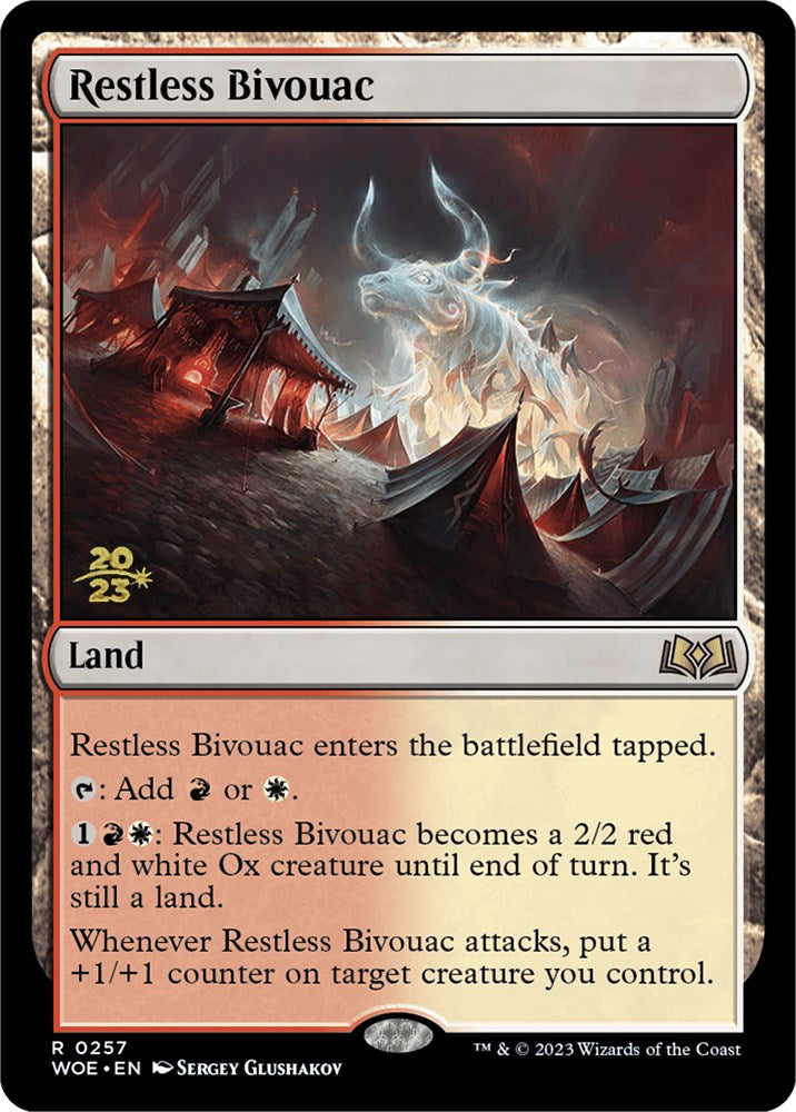 Restless Bivouac [Wilds of Eldraine Prerelease Promos] | Gaming Infinity