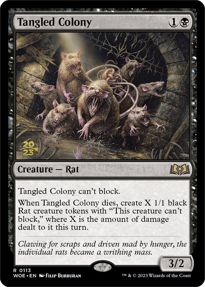 Tangled Colony [Wilds of Eldraine Prerelease Promos] | Gaming Infinity