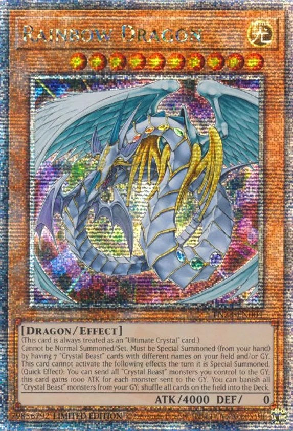 Rainbow Dragon [TN23-EN004] Quarter Century Secret Rare | Gaming Infinity