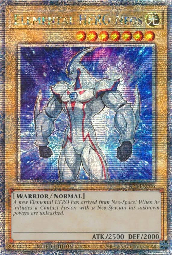 Elemental HERO Neos [TN23-EN006] Quarter Century Secret Rare | Gaming Infinity