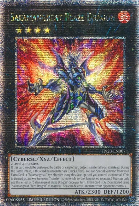 Salamangreat Blaze Dragon [TN23-EN007] Quarter Century Secret Rare | Gaming Infinity