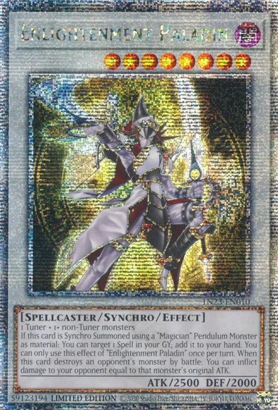 Enlightenment Paladin [TN23-EN010] Quarter Century Secret Rare | Gaming Infinity