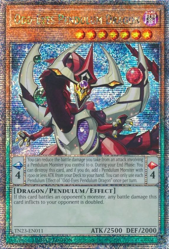 Odd-Eyes Pendulum Dragon [TN23-EN011] Quarter Century Secret Rare | Gaming Infinity