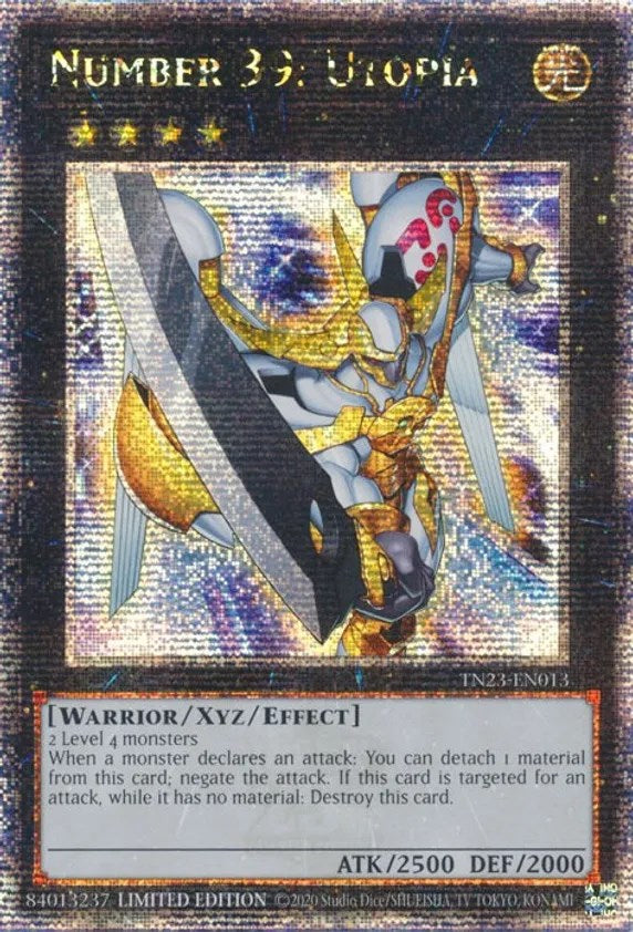 Number 39: Utopia [TN23-EN013] Quarter Century Secret Rare | Gaming Infinity