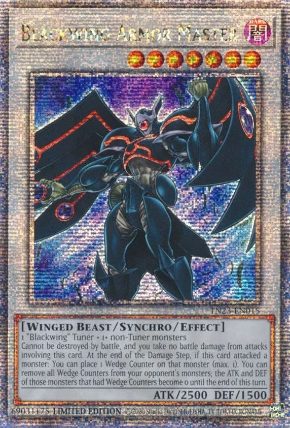 Blackwing Armor Master [TN23-EN015] Quarter Century Secret Rare | Gaming Infinity