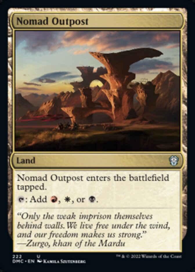 Nomad Outpost [Dominaria United Commander] | Gaming Infinity