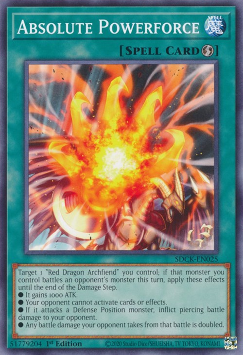 Absolute Powerforce [SDCK-EN025] Common | Gaming Infinity