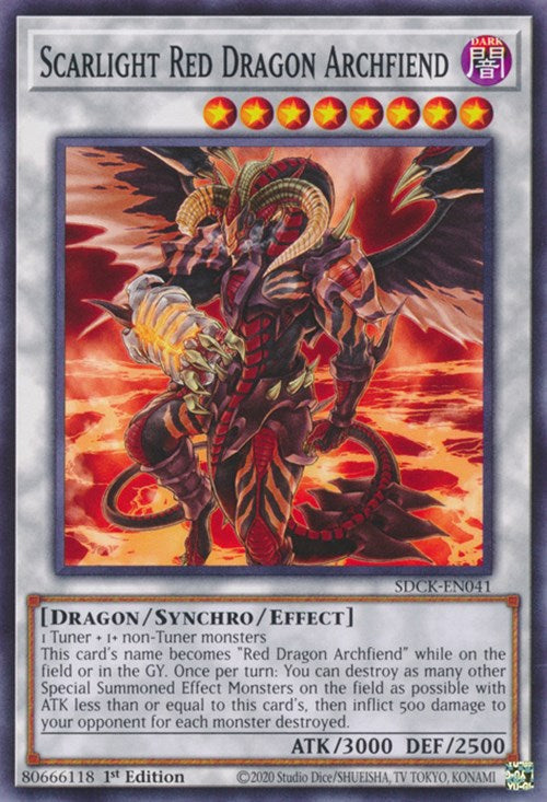 Scarlight Red Dragon Archfiend [SDCK-EN041] Common | Gaming Infinity