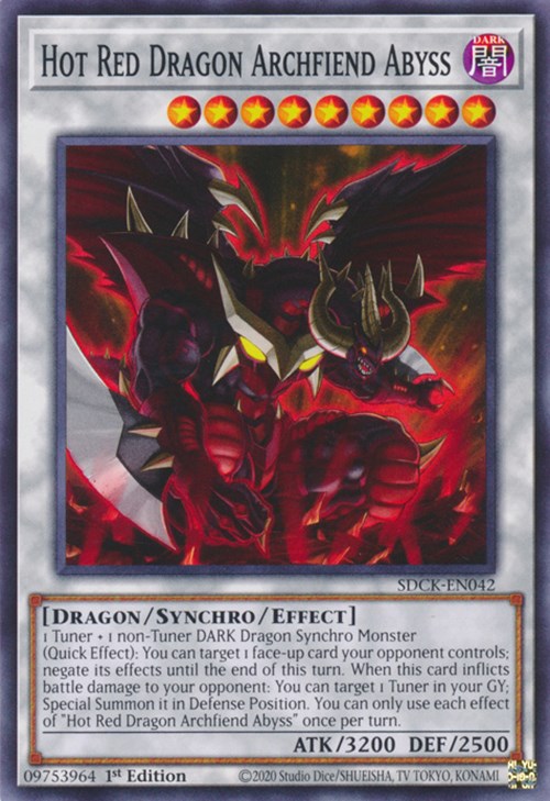 Hot Red Dragon Archfiend Abyss [SDCK-EN042] Common | Gaming Infinity