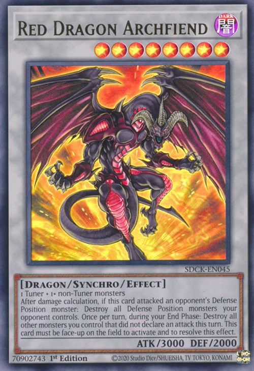 Red Dragon Archfiend [SDCK-EN045] Ultra Rare | Gaming Infinity