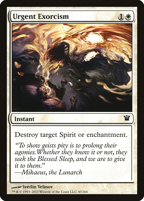 Urgent Exorcism [Innistrad] | Gaming Infinity