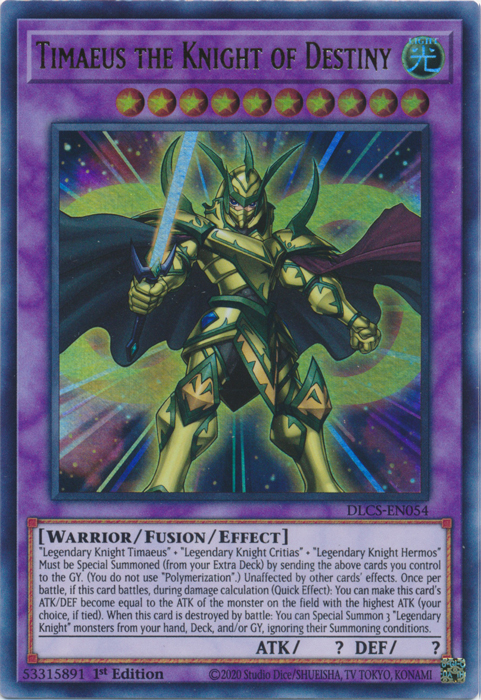 Timaeus the Knight of Destiny [DLCS-EN054] Ultra Rare | Gaming Infinity