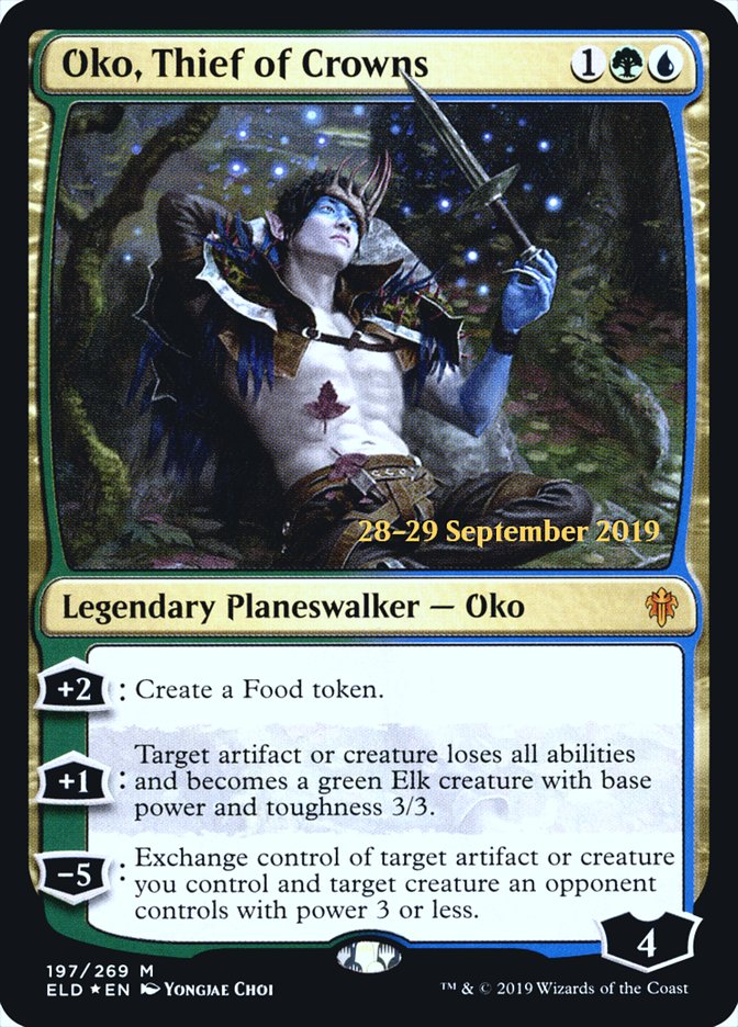 Oko, Thief of Crowns  [Throne of Eldraine Prerelease Promos] | Gaming Infinity