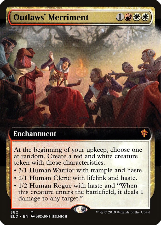 Outlaws' Merriment (Extended Art) [Throne of Eldraine] | Gaming Infinity