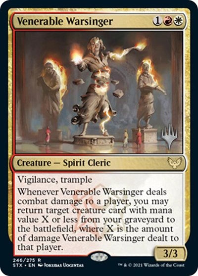 Venerable Warsinger (Promo Pack) [Strixhaven: School of Mages Promos] | Gaming Infinity