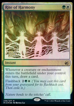Rite of Harmony [Innistrad: Midnight Hunt Prerelease Promos] | Gaming Infinity