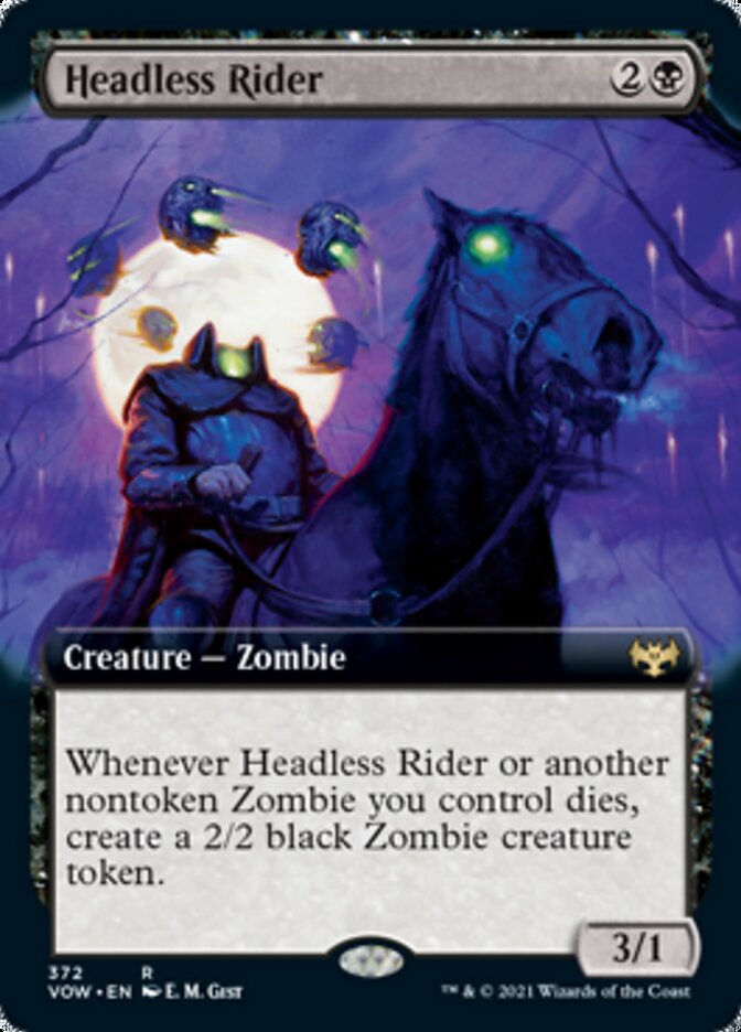 Headless Rider (Extended) [Innistrad: Crimson Vow] | Gaming Infinity