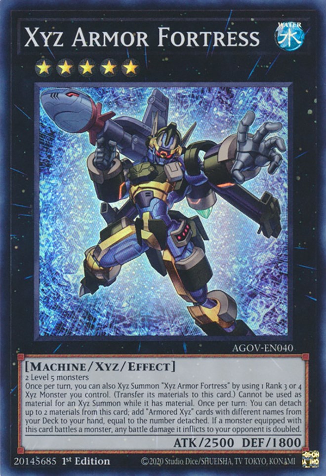 Xyz Armor Fortress [AGOV-EN040] Super Rare | Gaming Infinity